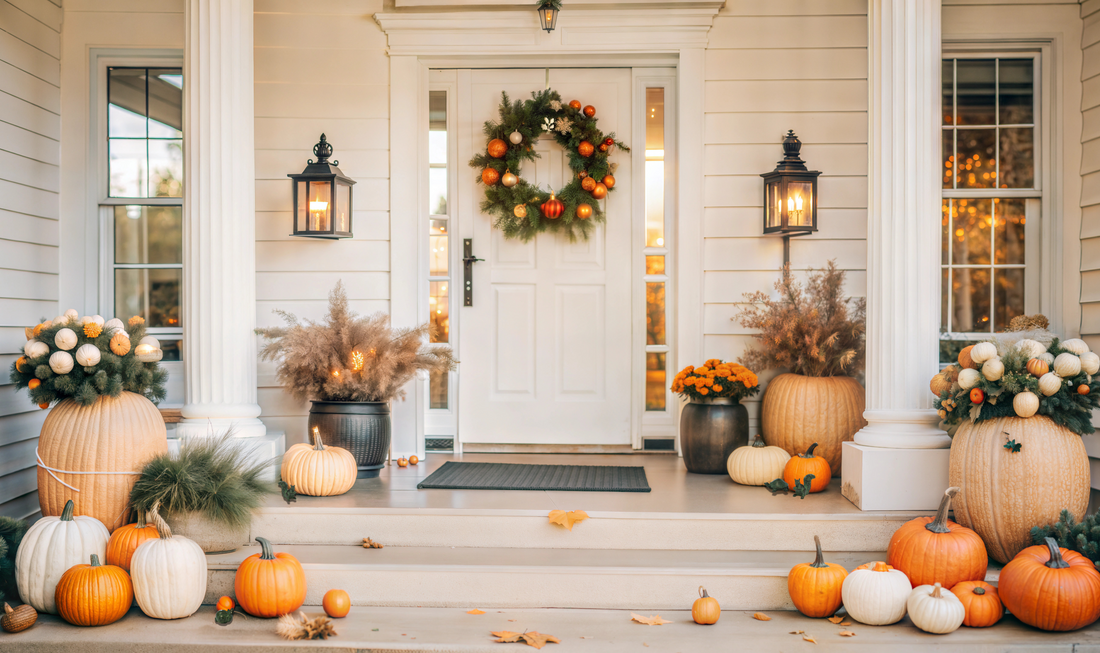 Decorating for Fall with Brass