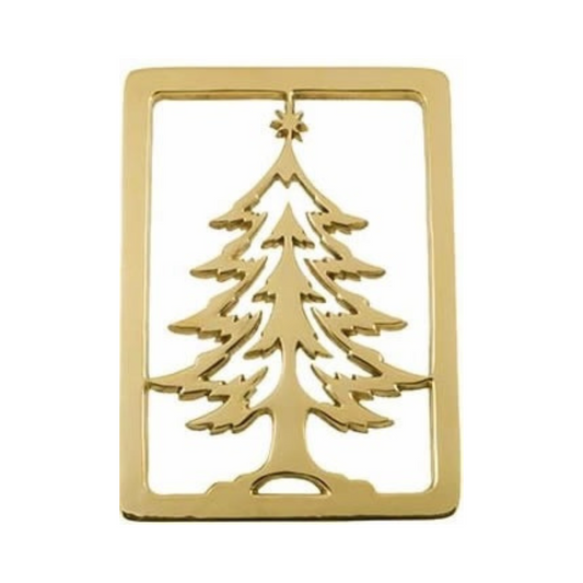 Christmas Tree Holiday Trivet - Jefferson Brass Company