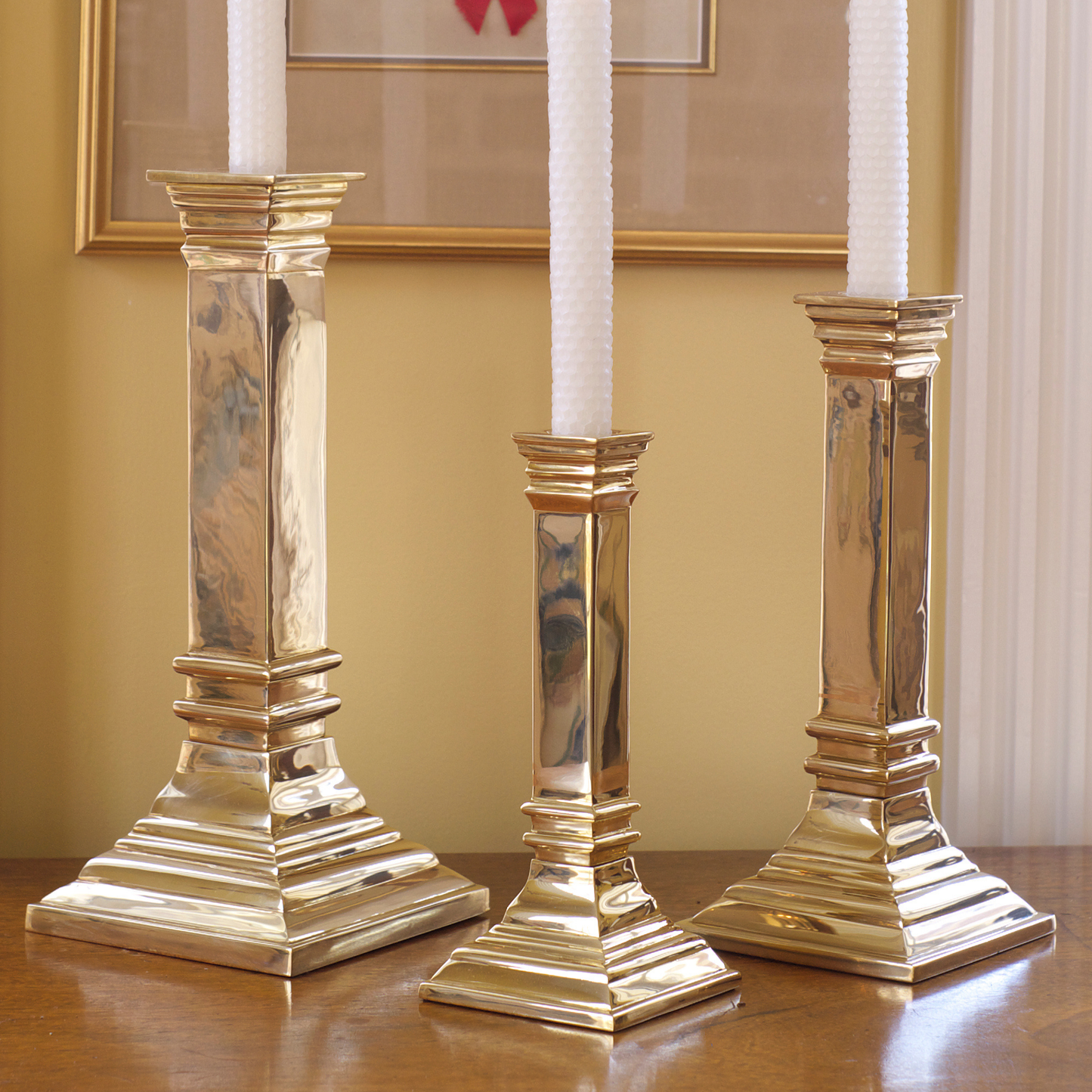 Novelli Brass Candle Holder