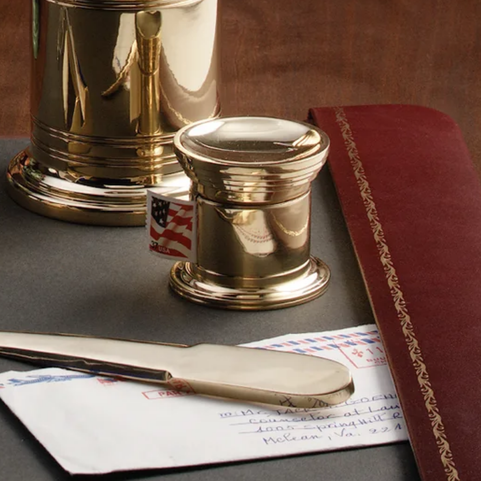 Brass Stamp Dispenser - Jefferson Brass Company