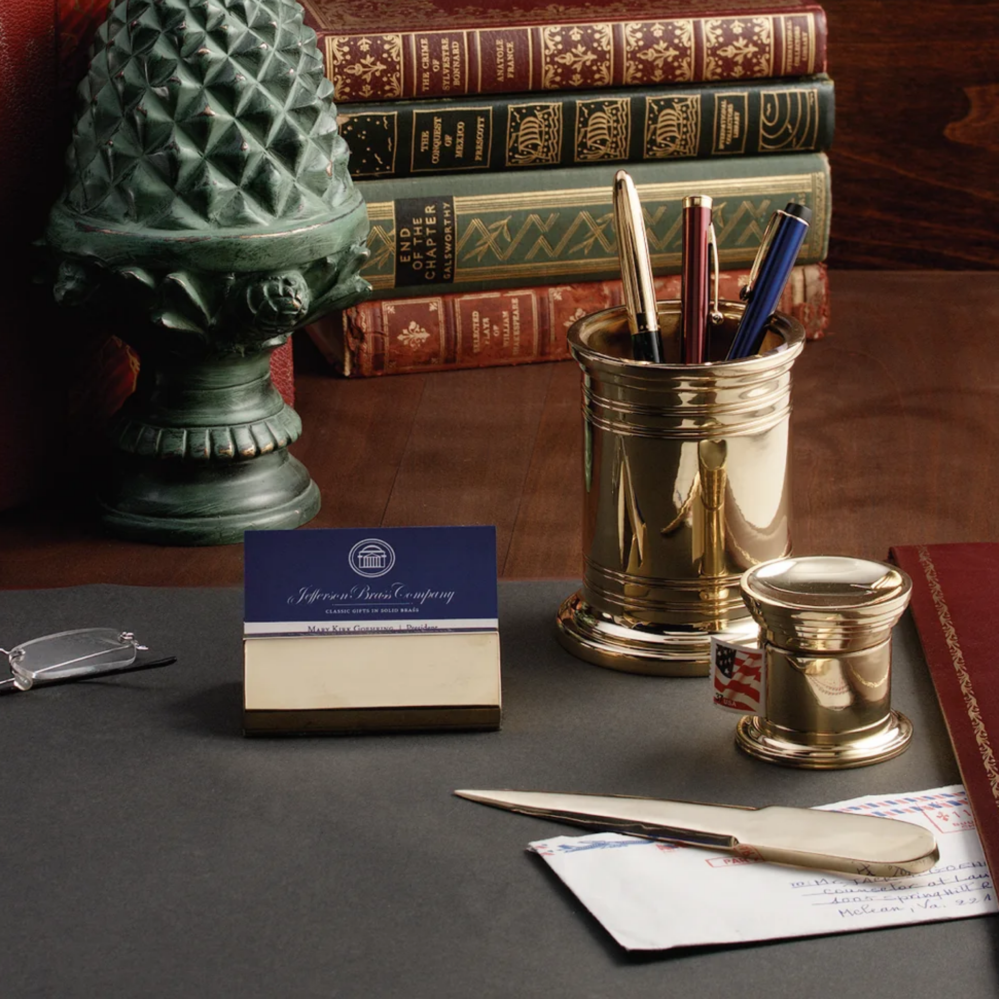 Brass Stamp Dispenser - Jefferson Brass Company