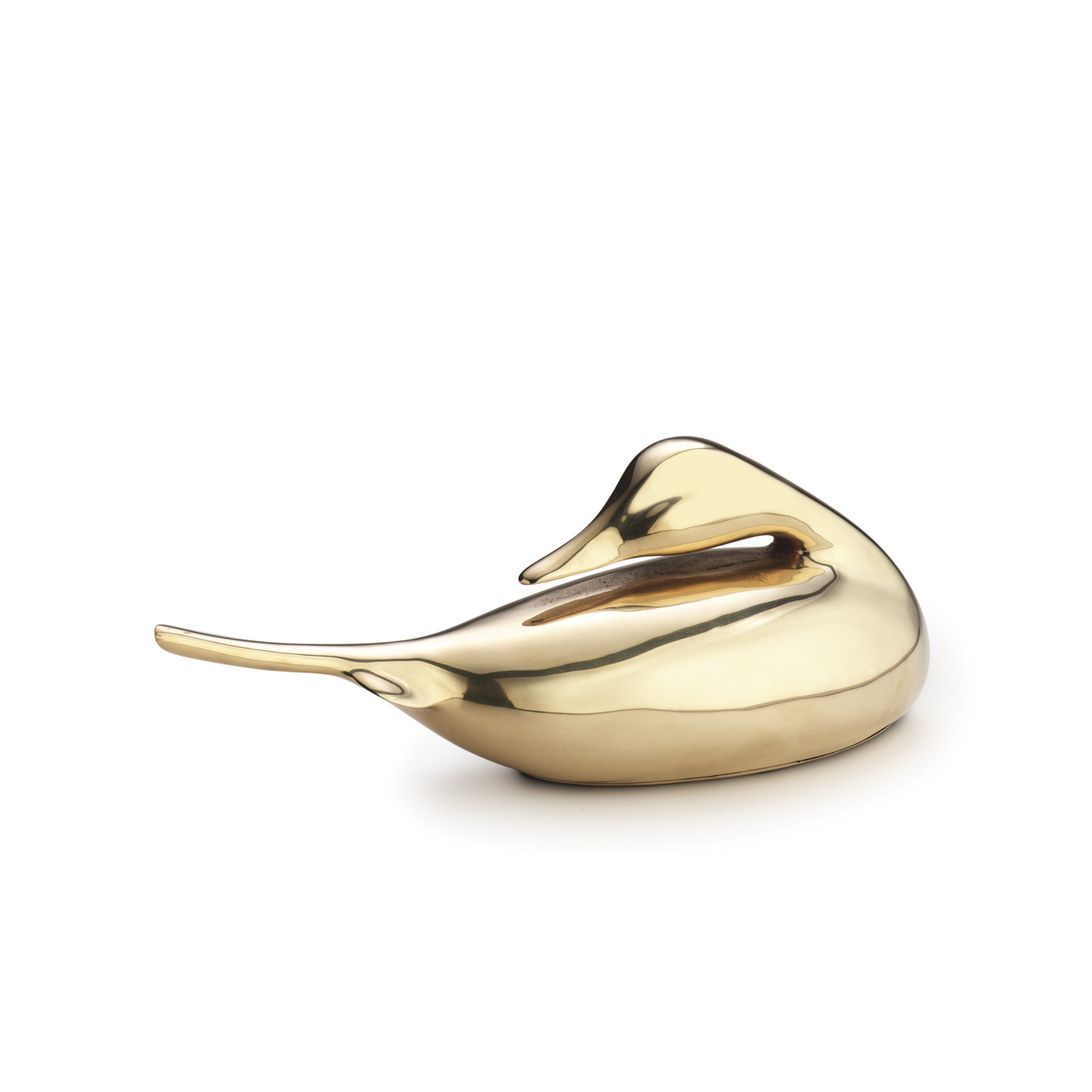 Brass Duck Decoy Sculpture - Jefferson Brass Company