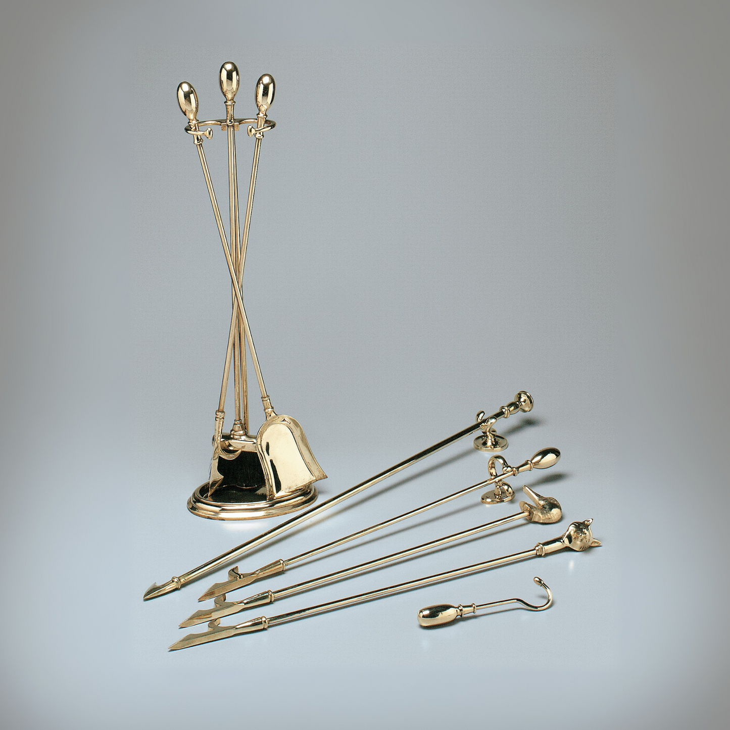 Fireplace Tool Set Brass