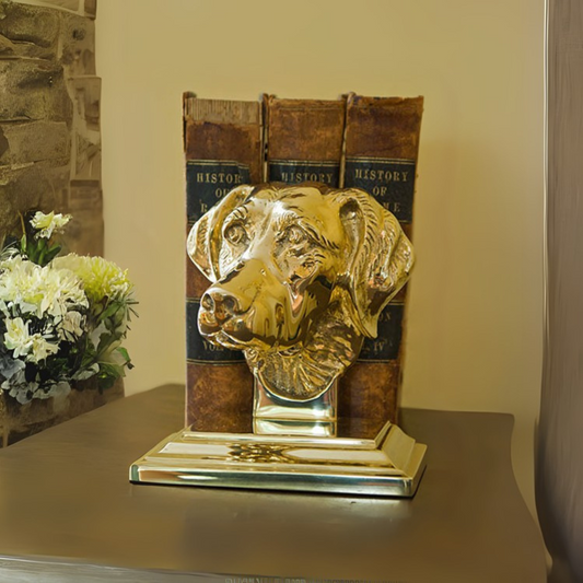 Labrador Bookend and Door Stop - Jefferson Brass Company