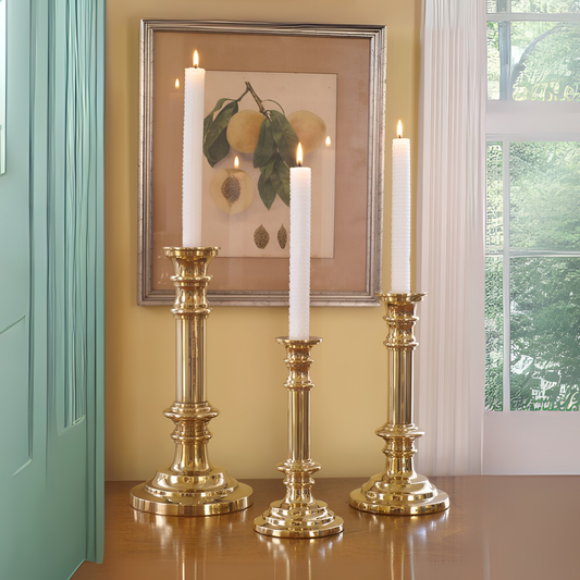 Brass Tiffany Candle Holder - Jefferson Brass Company