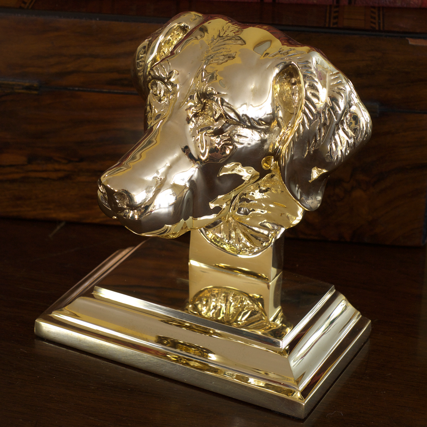 Labrador Bookend and Door Stop - Jefferson Brass Company