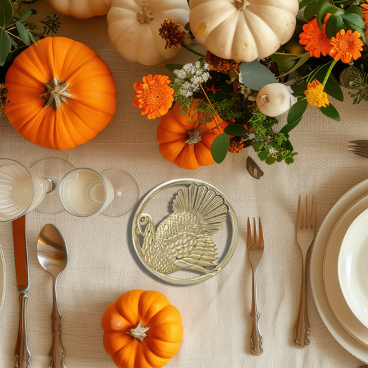 Brass Turkey Trivet - Jefferson Brass Company