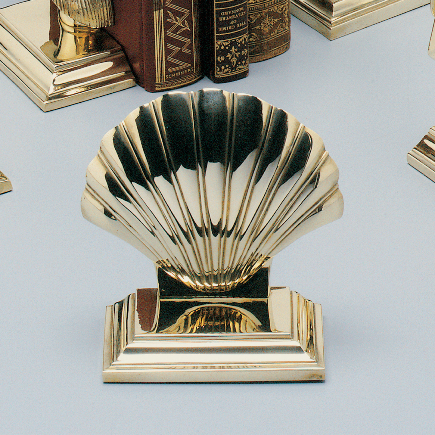 Shell Bookend and Door Stop - Jefferson Brass Company