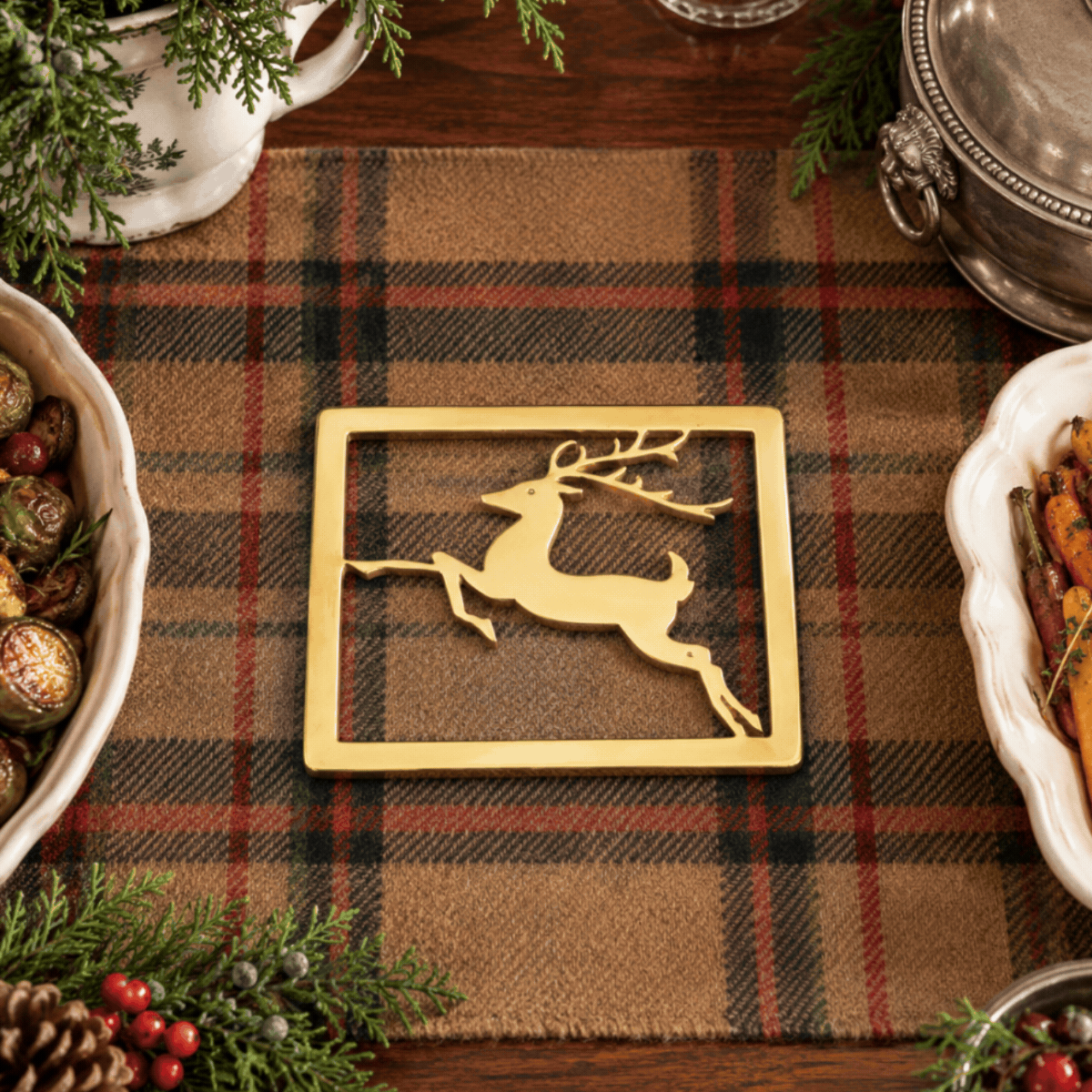 Reindeer Trivet - Jefferson Brass Company