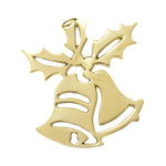 Holly Bell Ornament - Jefferson Brass Company