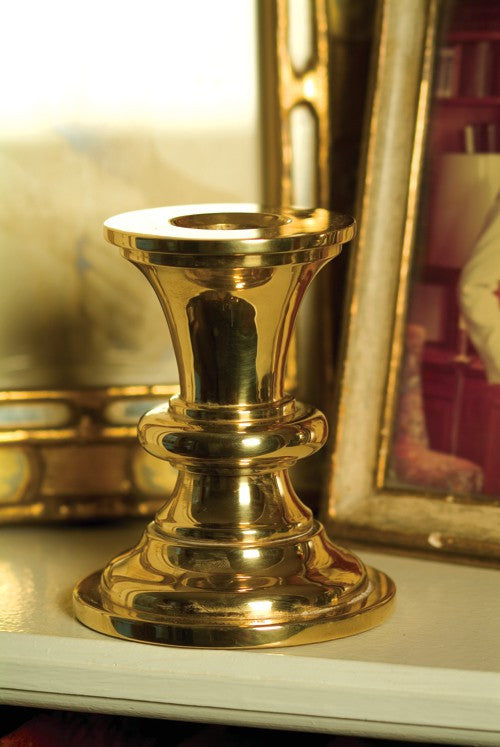 Gunston Hall Brass Candle Holder Jefferson Brass Company