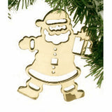 Silhouette Santa Ornament - Jefferson Brass Company