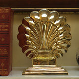 Art Deco Double Shell Bookend - Jefferson Brass Company