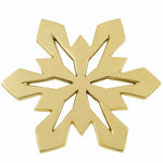 Brass Snowflake Trivet - Jefferson Brass Company
