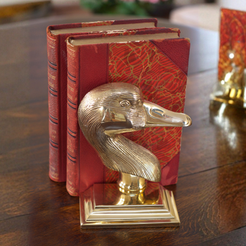 Brass Bookends