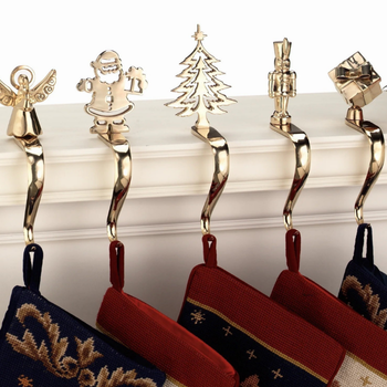 Brass Stocking Hangers