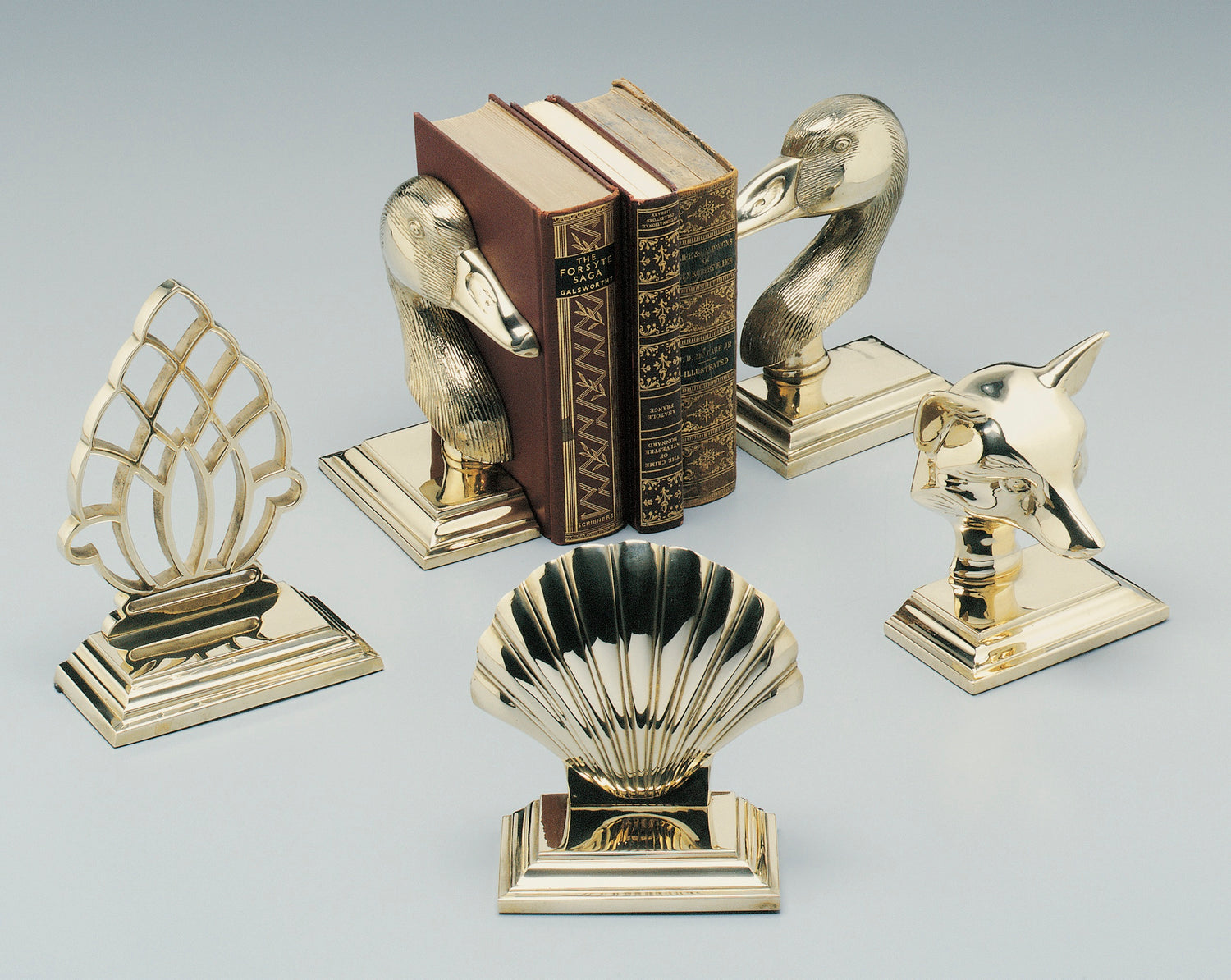 Brass Bookends and Brass Doorstops