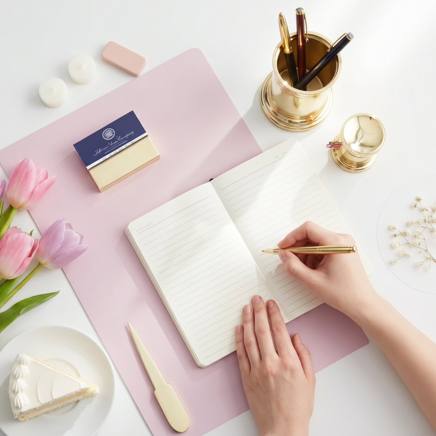 Brass Executive Gifts. Brass Office decor. Brass desk supplies