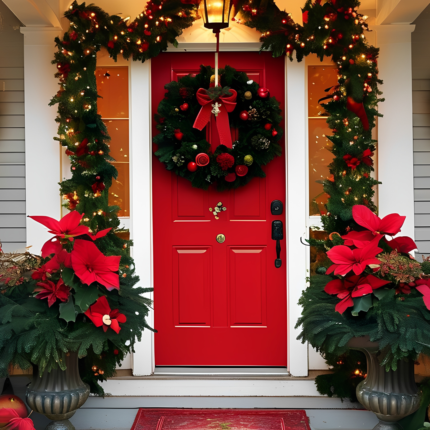 Brass Christmas Wreath Hangers