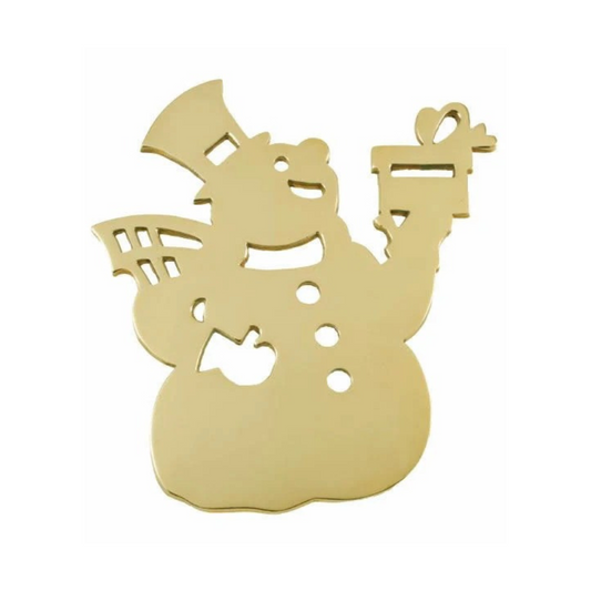 Snowman Trivet - Jefferson Brass Company