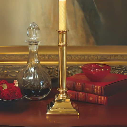 John Marshall Brass Candle Holder