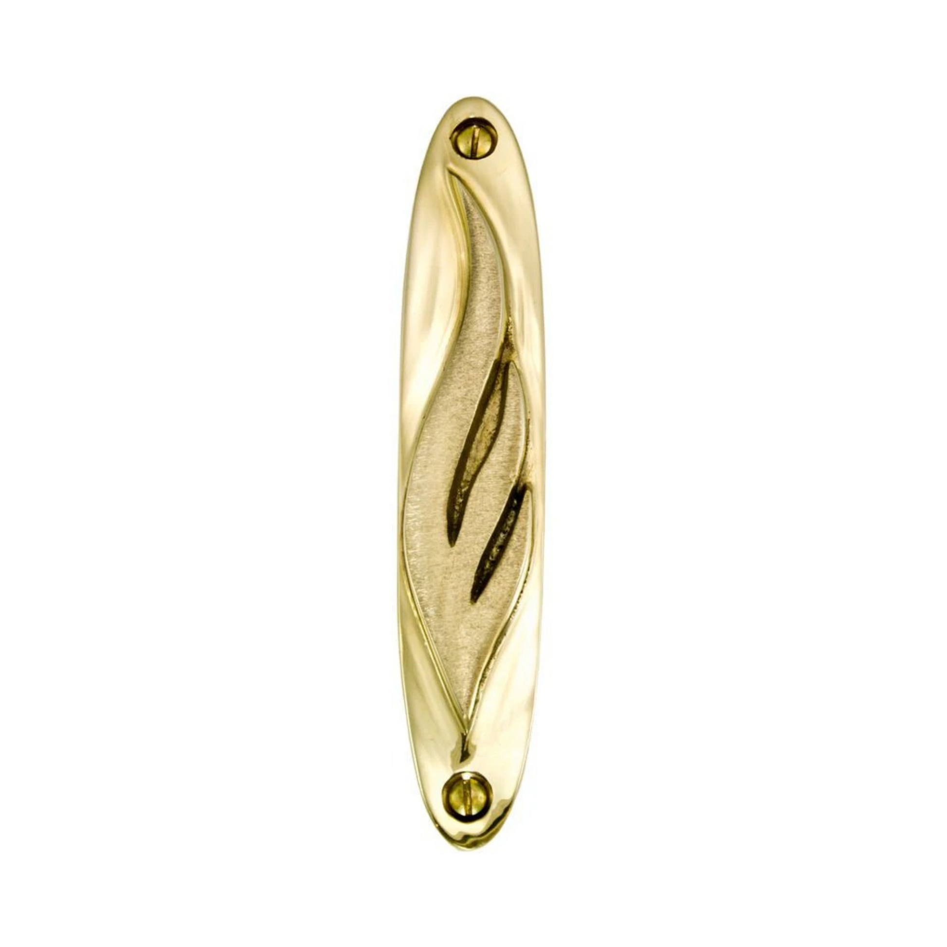 Flame Brass Mezuzah - Jefferson Brass Company