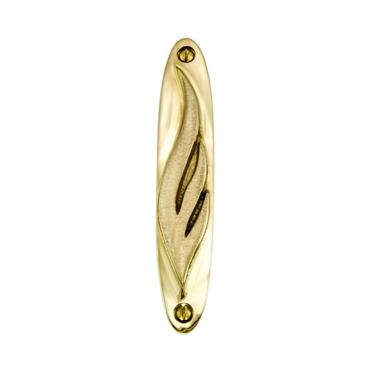 Flame Brass Mezuzah - Jefferson Brass Company
