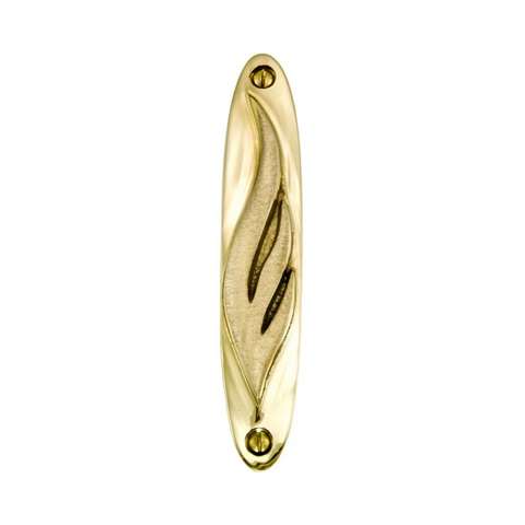 Flame Brass Mezuzah