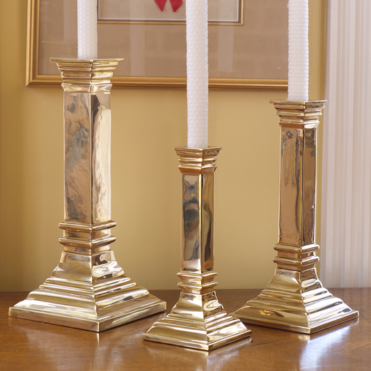 Novelli Brass Candle Holder