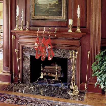 Fireplace Tool Set Brass - Jefferson Brass Company
