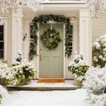 Brass Holly Wreath Hanger