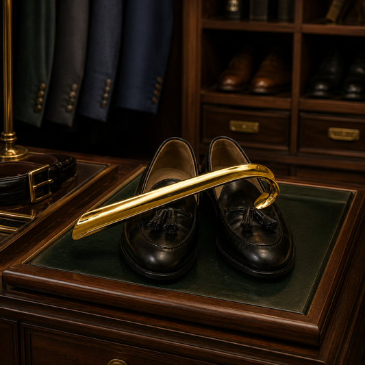 Gentleman's Brass Shoe Horn