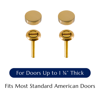 Finishing Buttons for Door Knockers — For Doors Up to 1 3/4" Thick - Jefferson Brass Company