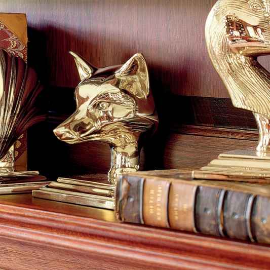 Fox Bookend and Door Stop - Jefferson Brass Company