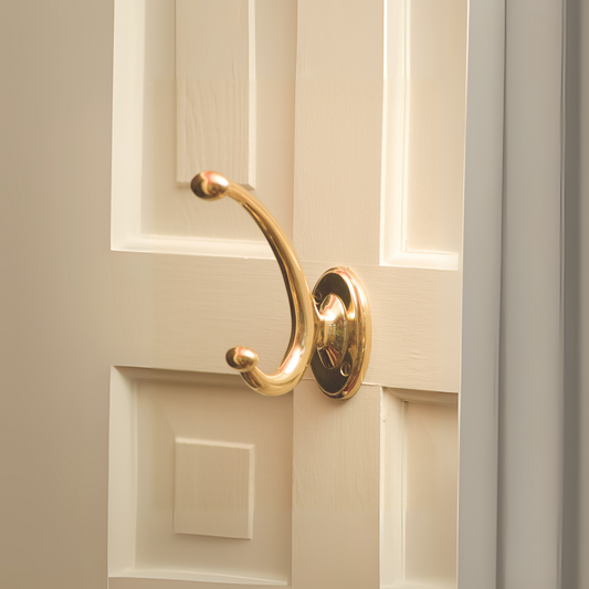Large Brass Coat Hook