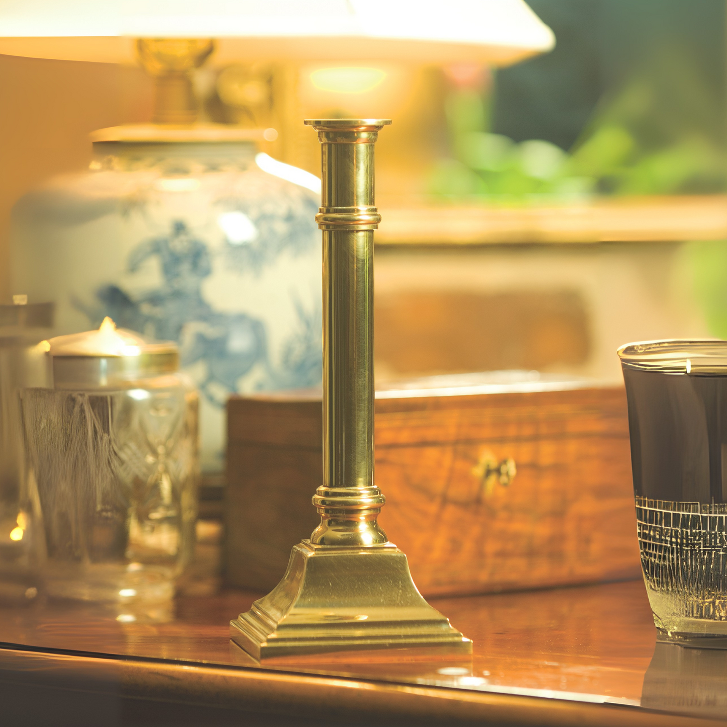 John Marshall Brass Candle Holder