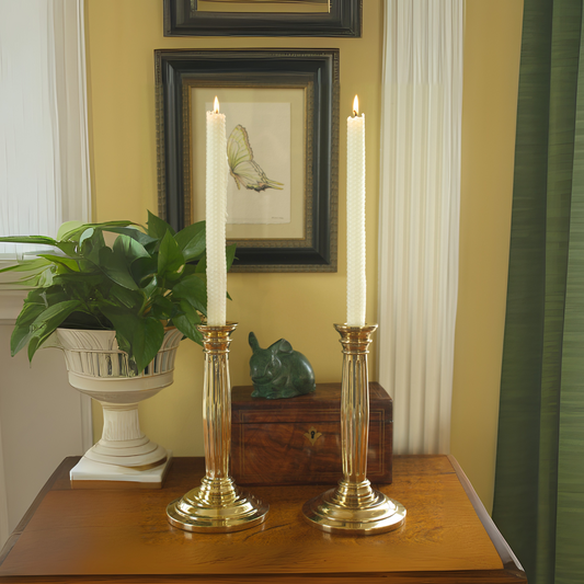 Thomas Jefferson Brass Candle Holder