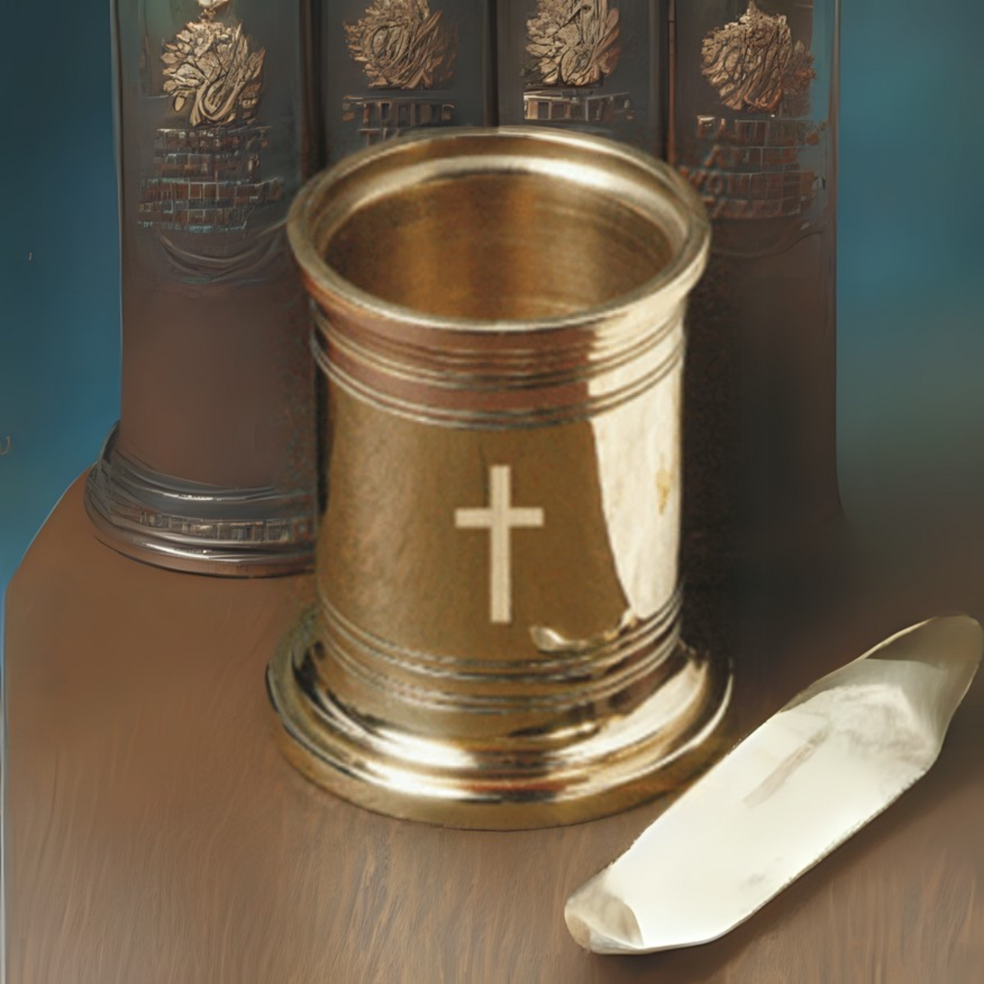Cross Pencil Cup - Jefferson Brass Company