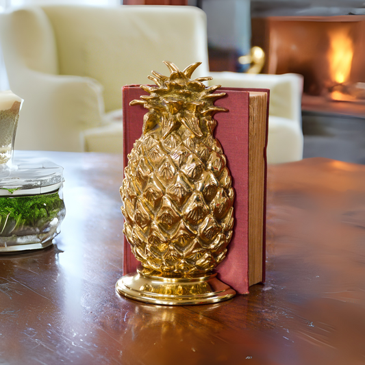 Large Pineapple Bookend and Door Stop