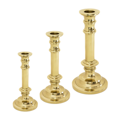 Brass Tiffany Candle Holder