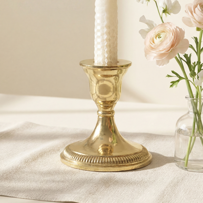 Savannah Brass Candle Holder - Jefferson Brass Company