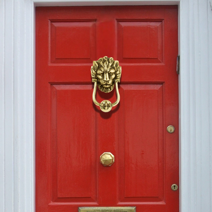 Lion Door Knocker - Jefferson Brass Company