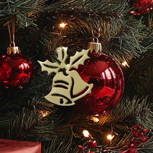 Holly Bell Ornament