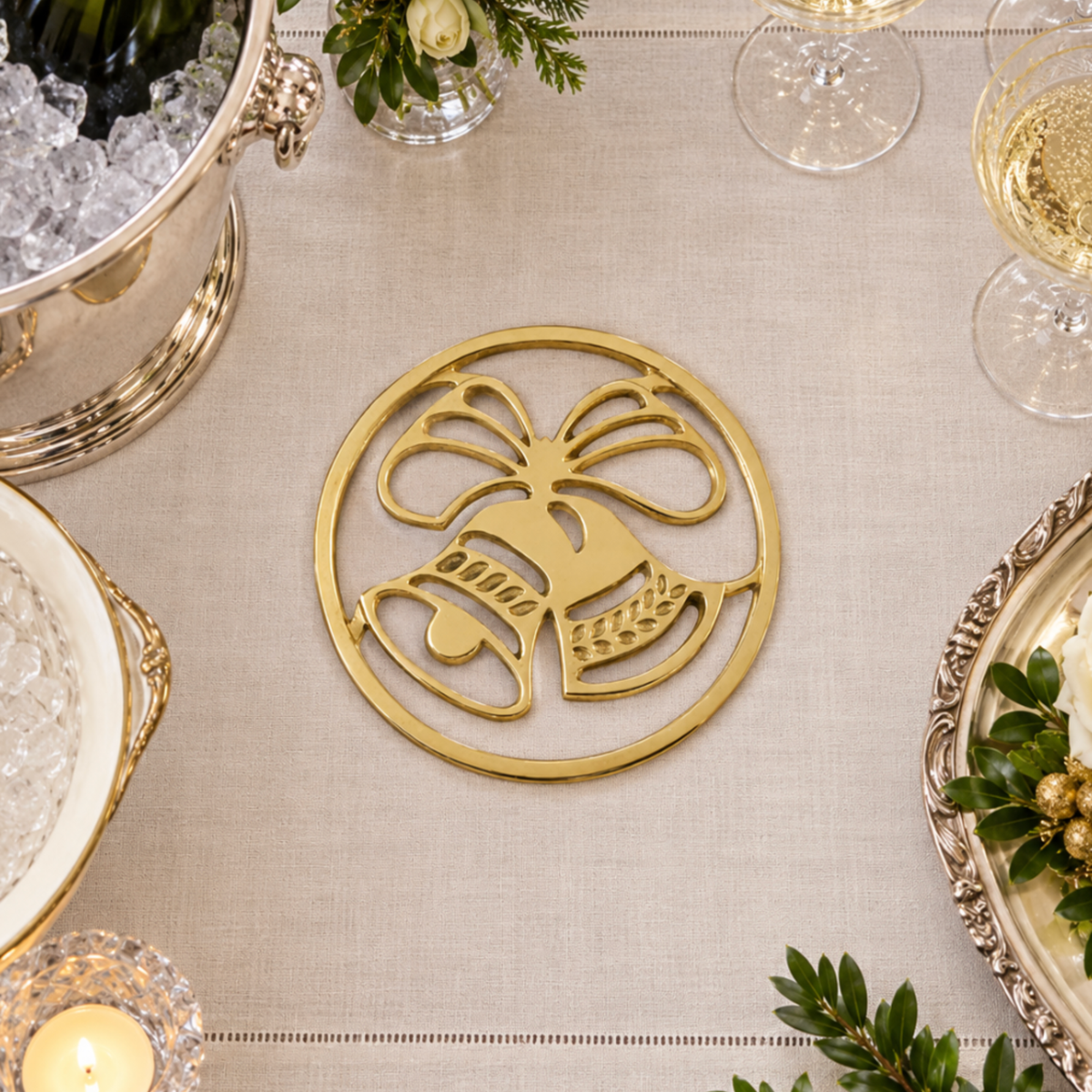 Holiday Bells Trivet