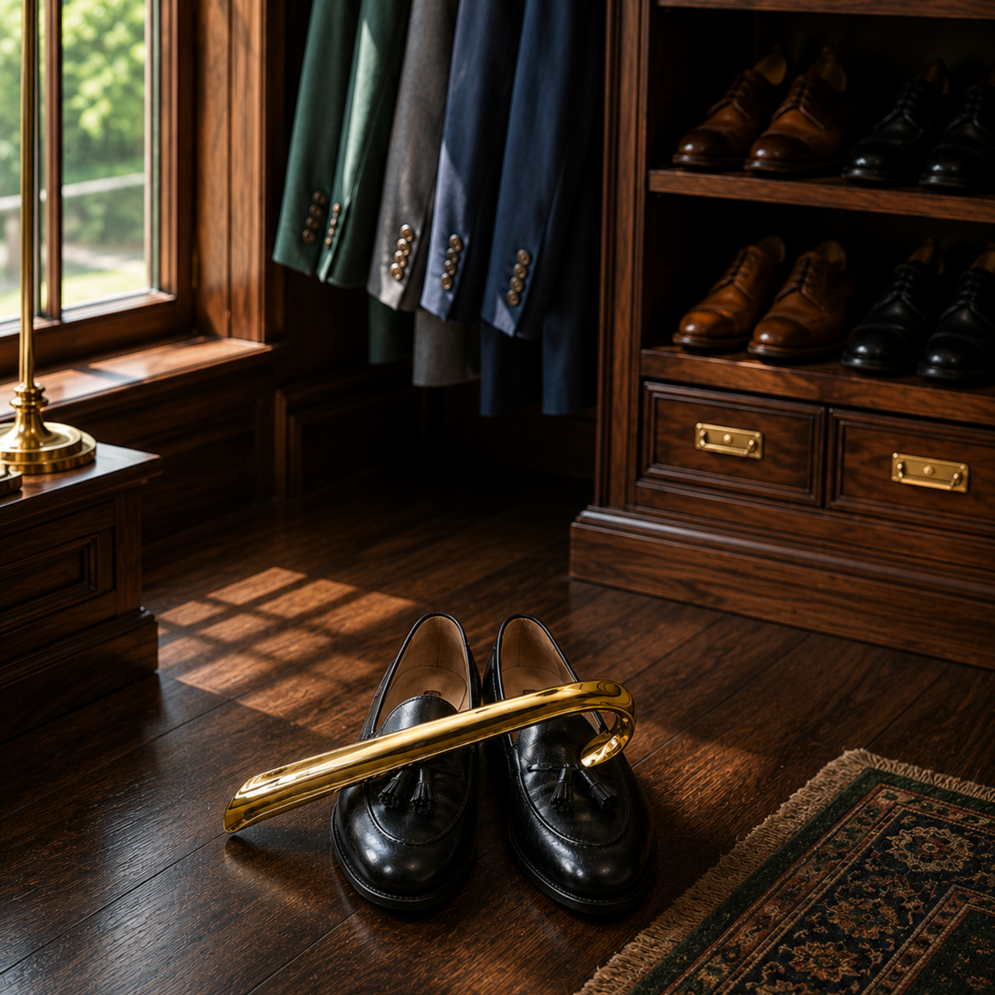 Gentleman's Brass Shoe Horn - Jefferson Brass Company