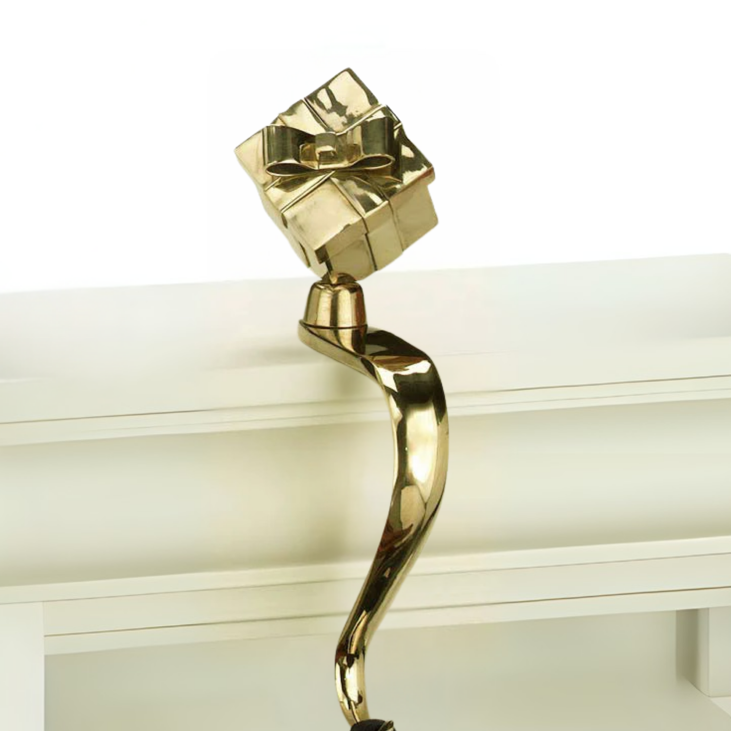 Gift Box Stocking Holder - Jefferson Brass Company