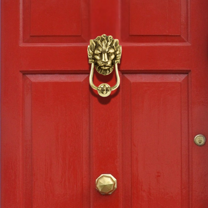 Lion Door Knocker - Jefferson Brass Company