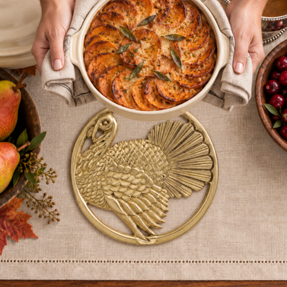 Brass Turkey Trivet
