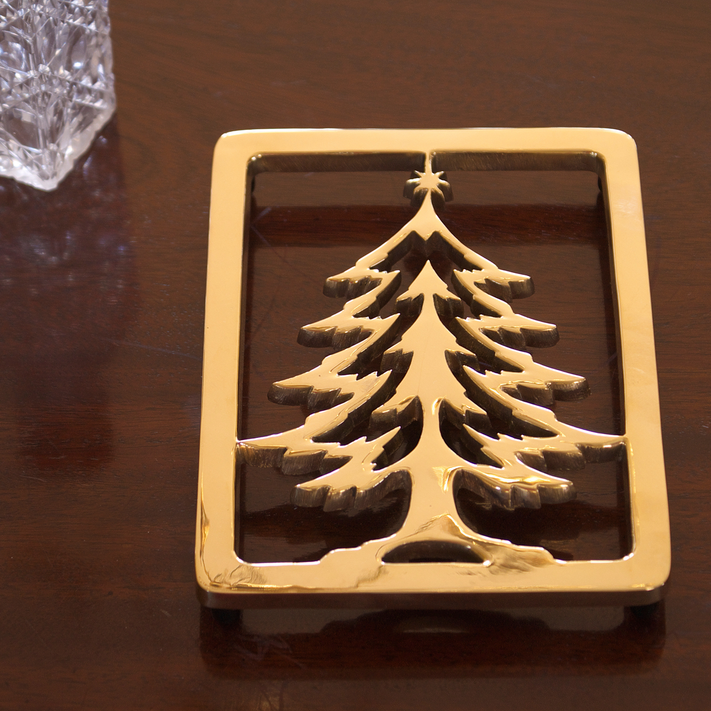 Christmas Tree Holiday Trivet