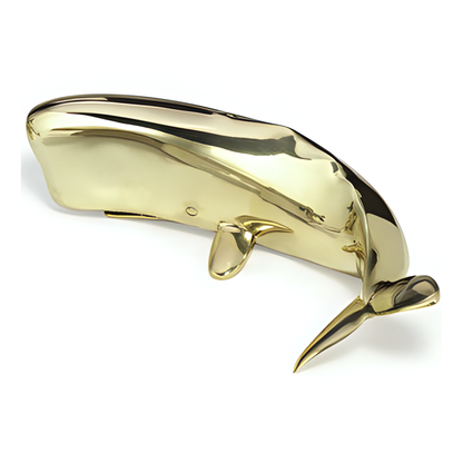 Solid Brass Whale - Jefferson Brass Company